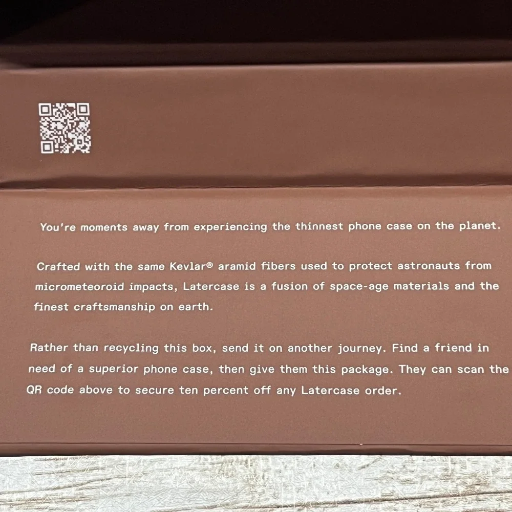 Latercase open box
